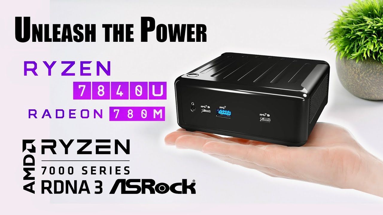 A Palm Sized 7840U Mini PC With The POWER You Need! An All New 4X4 Box