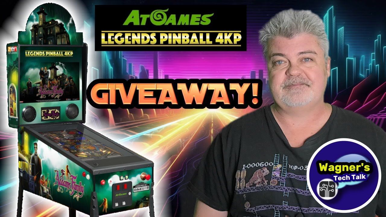 AtGames Legends Pinball 4KP Giveaway: Details and Enter HERE (US Only)