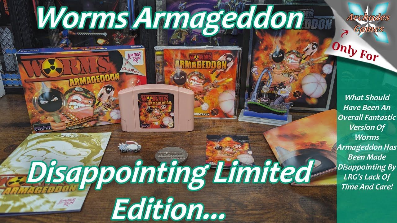 Disappointing Limited Editions: Worms Armageddon N64 Unboxing/Gameplay Demo