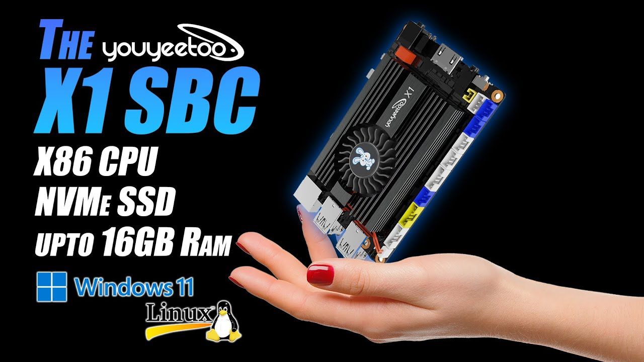 The X1 Is An All New $99 4K X86 SBC That Runs EMUs and OG Games!