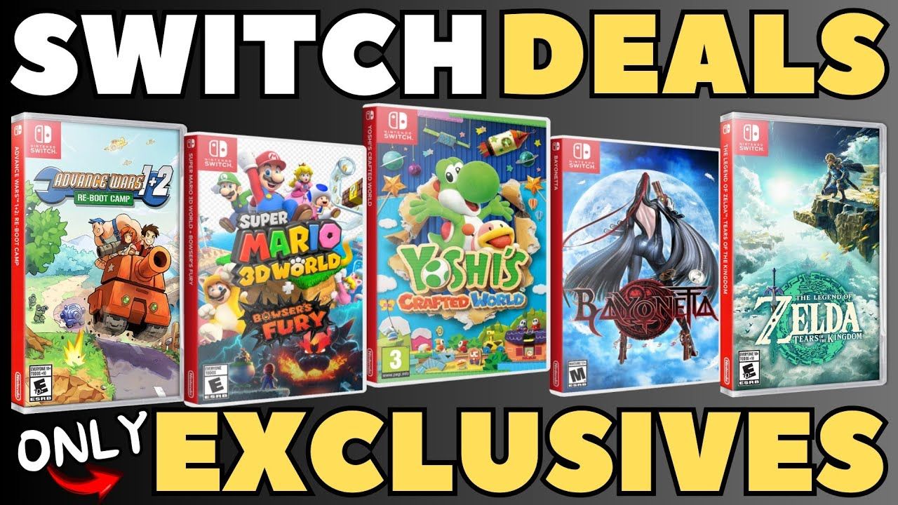 BIG SWITCH EXCLUSIVE GAMES That are on Sale RIGHT NOW