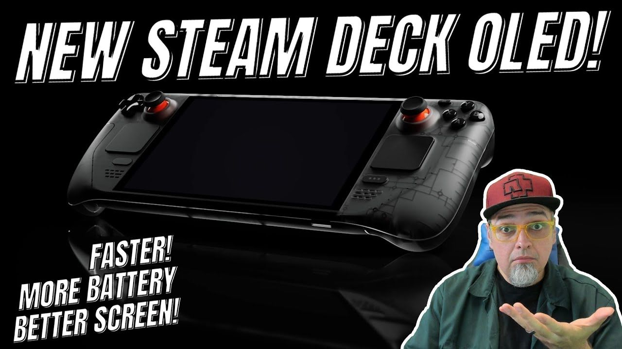 HOLY CRAP! A New Valve Steam Deck! The OLED Has More Battery, Faster Speeds & MORE!
