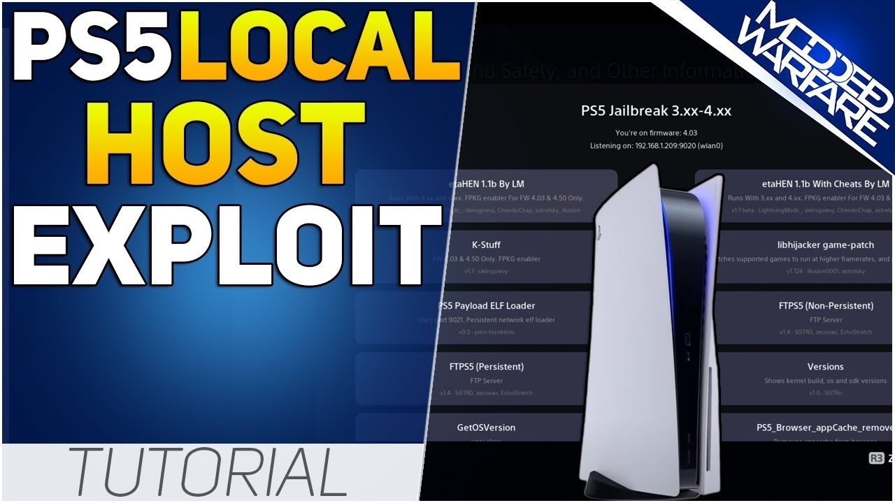 How to Host the PS5 Jailbreak & Update Blockers Locally/Offline