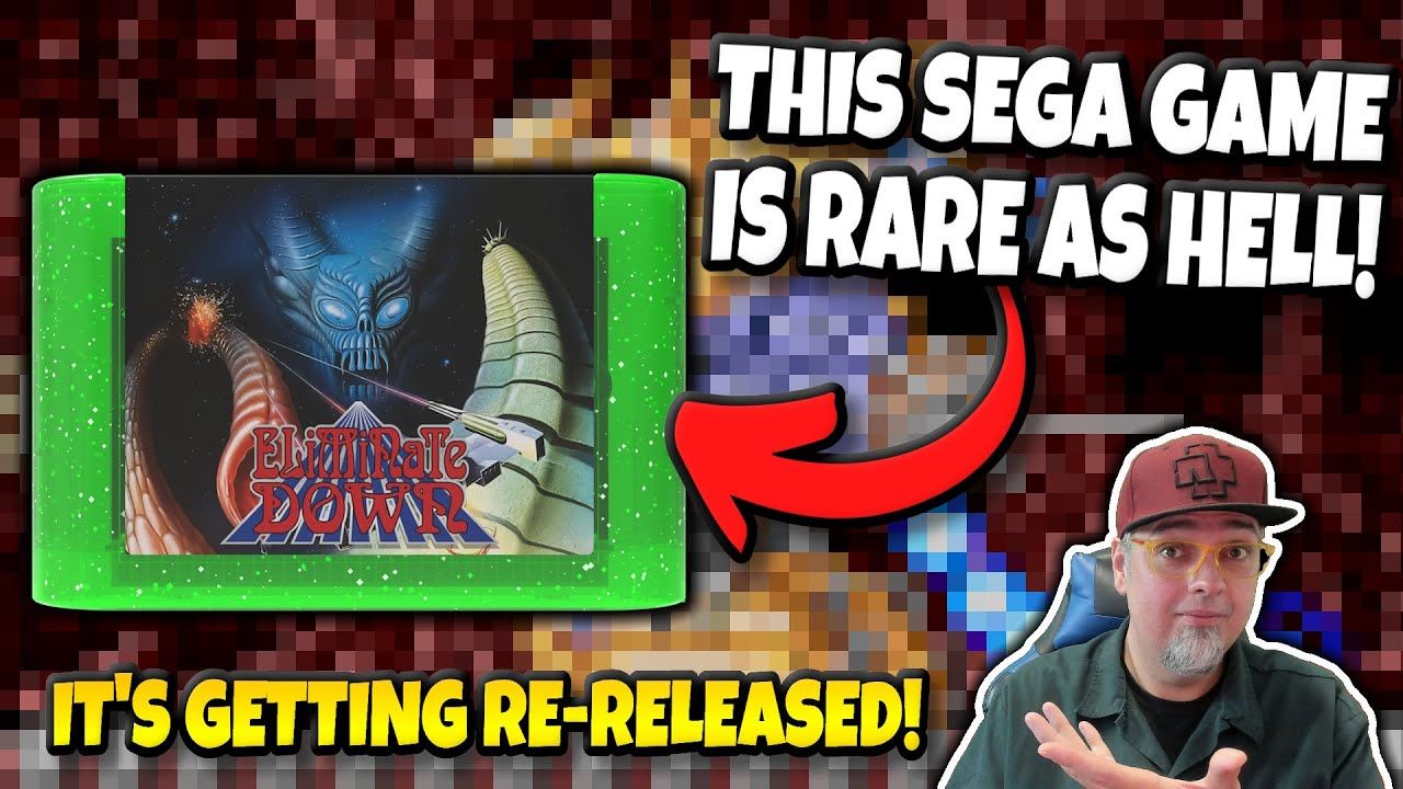 I Never Heard Of This RARE SEGA Game! Eliminate Down Officially Getting Re-Released!