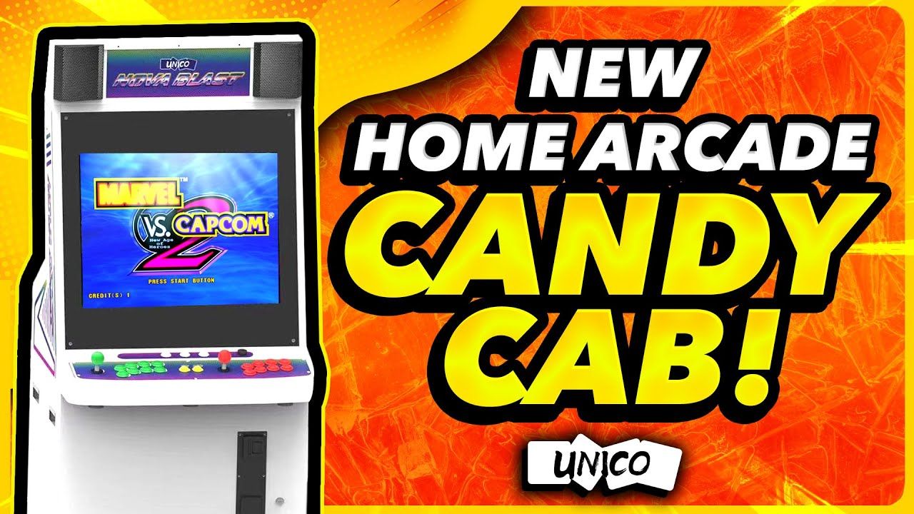 New Home Arcade Product – The Unico Nova Blast Candy Cab!