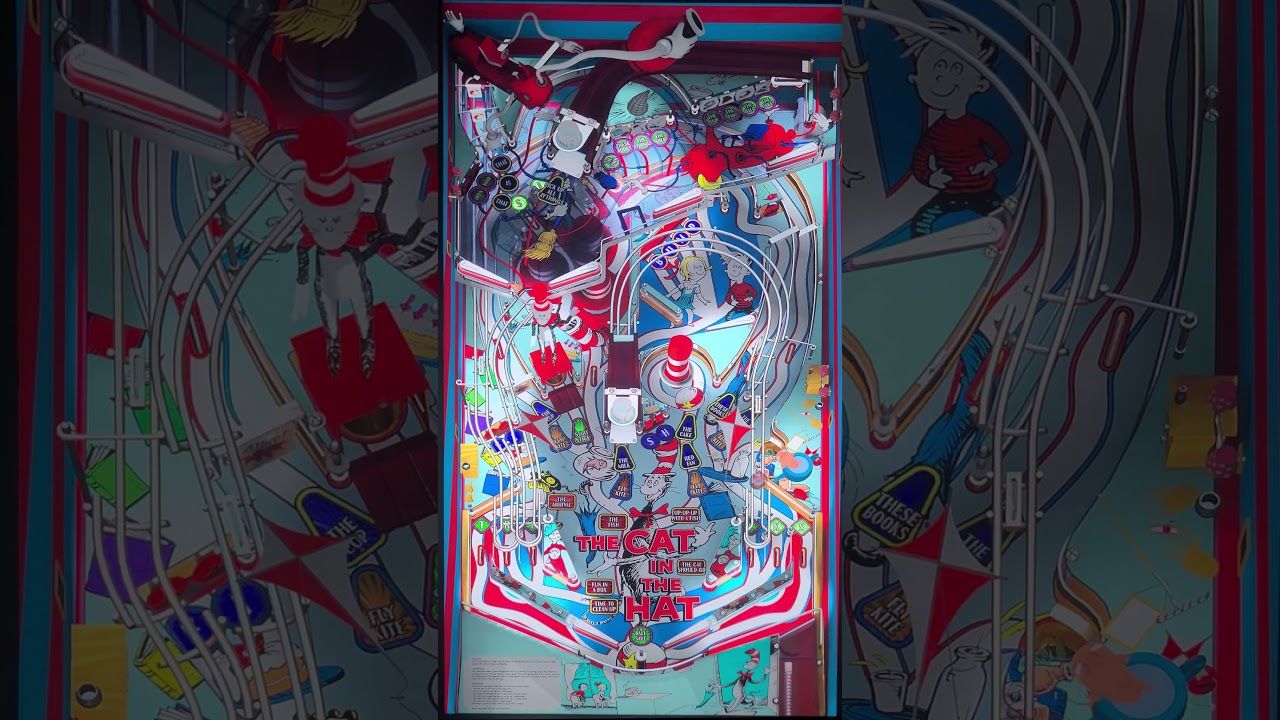 The Cat In The Hat on the AtGames Legends 4KP (4K) #atgames #legendspinball #pinball