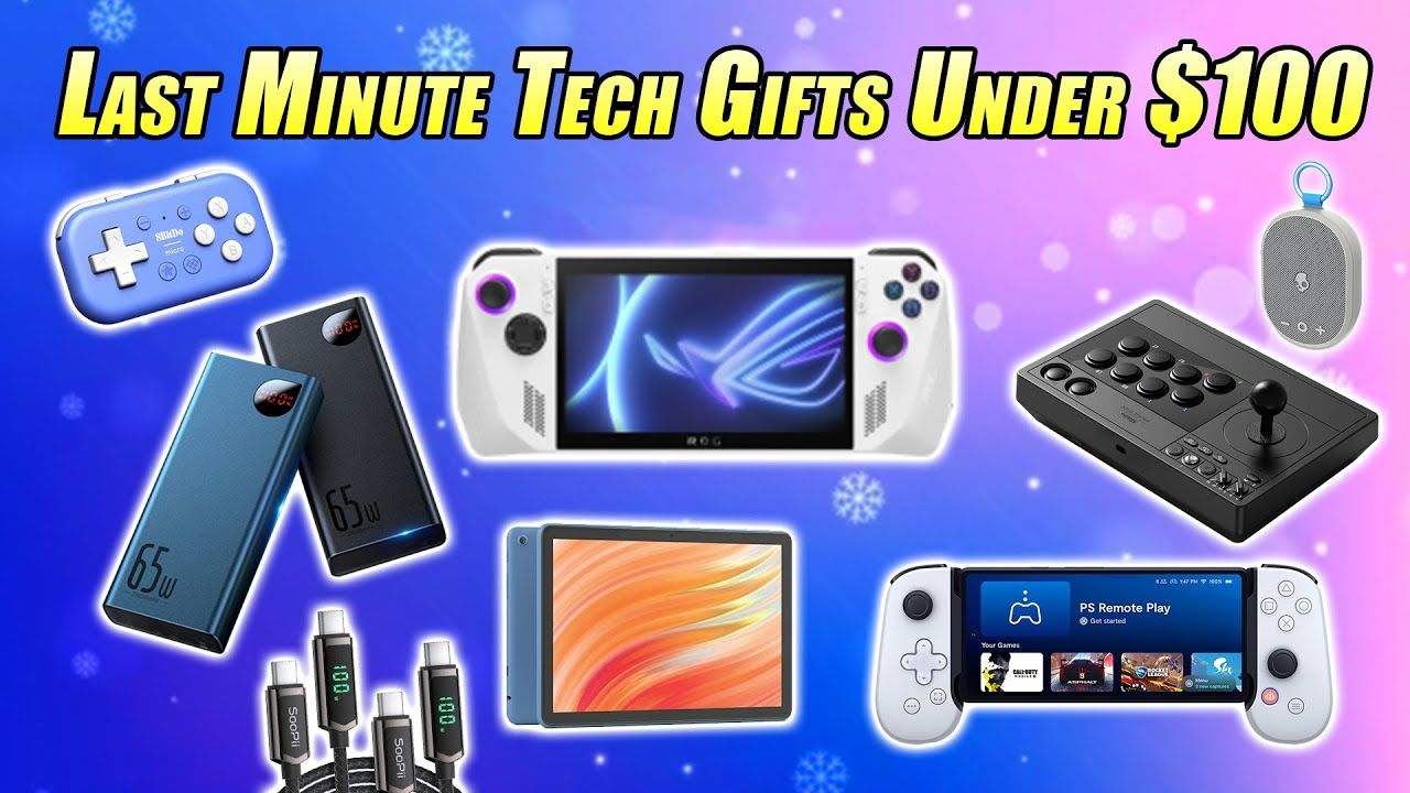 Awesome Last Minute Holiday Tech Gifts Under $100!