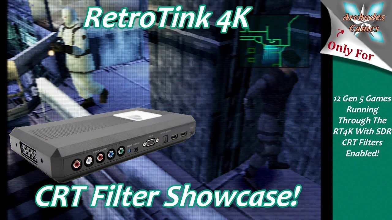 RetroTink 4K CRT Filters Showcase – Make Your Gen 5 Games Shine With A Proper CRT Look!