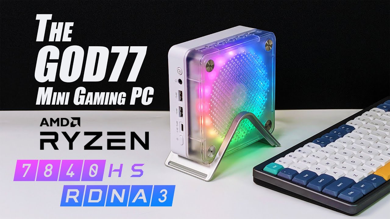 AOOSTAR GOD7 First Look, This All New Mini Gaming PC Is Fast & Has RGB All Day Long!
