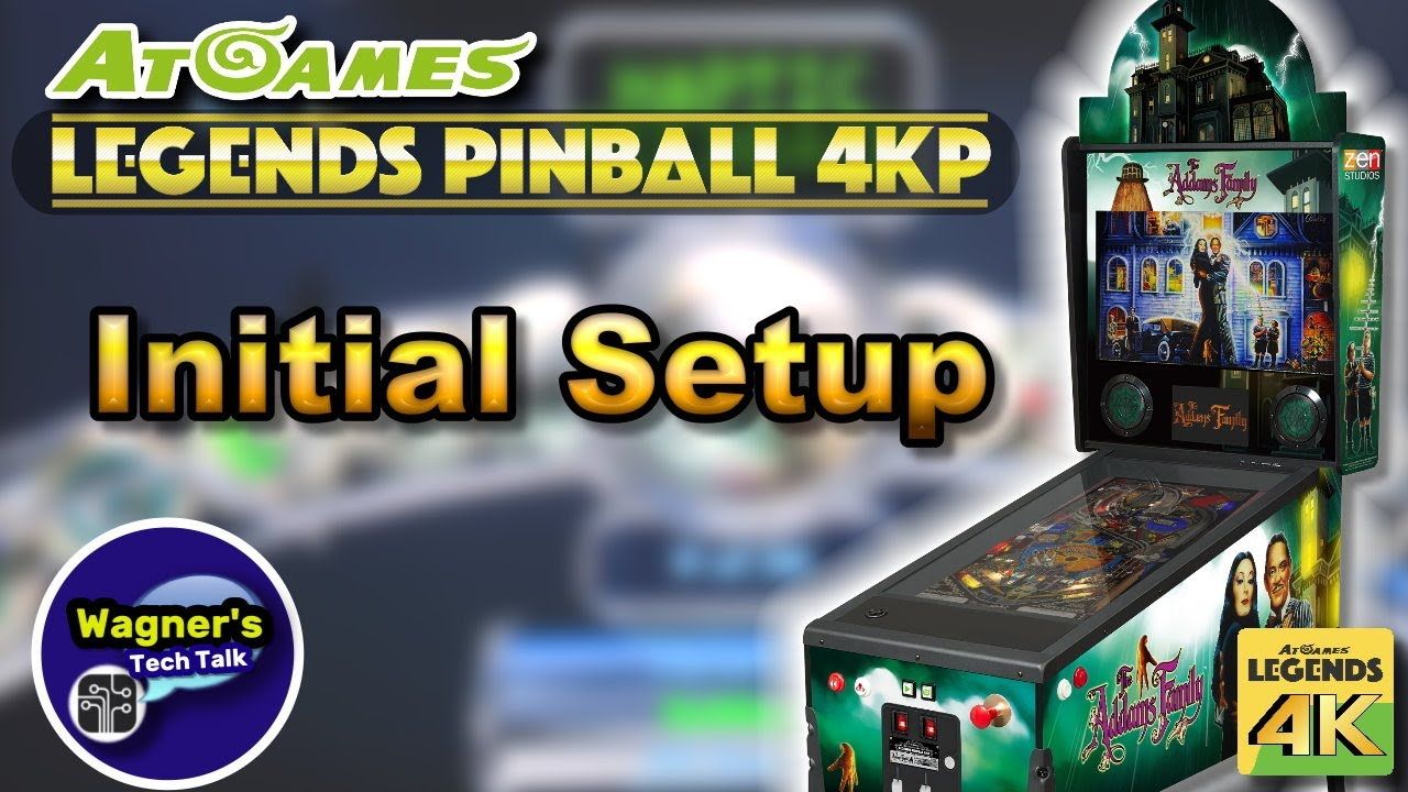 AtGames Legends Pinball 4K: Initial Setup Tutorial (Part 2)