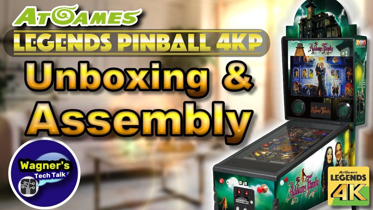 AtGames Legends Pinball 4K: Unboxing & Assembly (Setup Part 1)