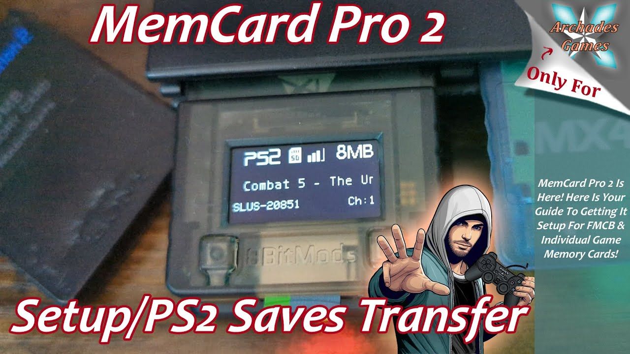 MemCard Pro 2 Setup And PS2 Save Transfer Guide!