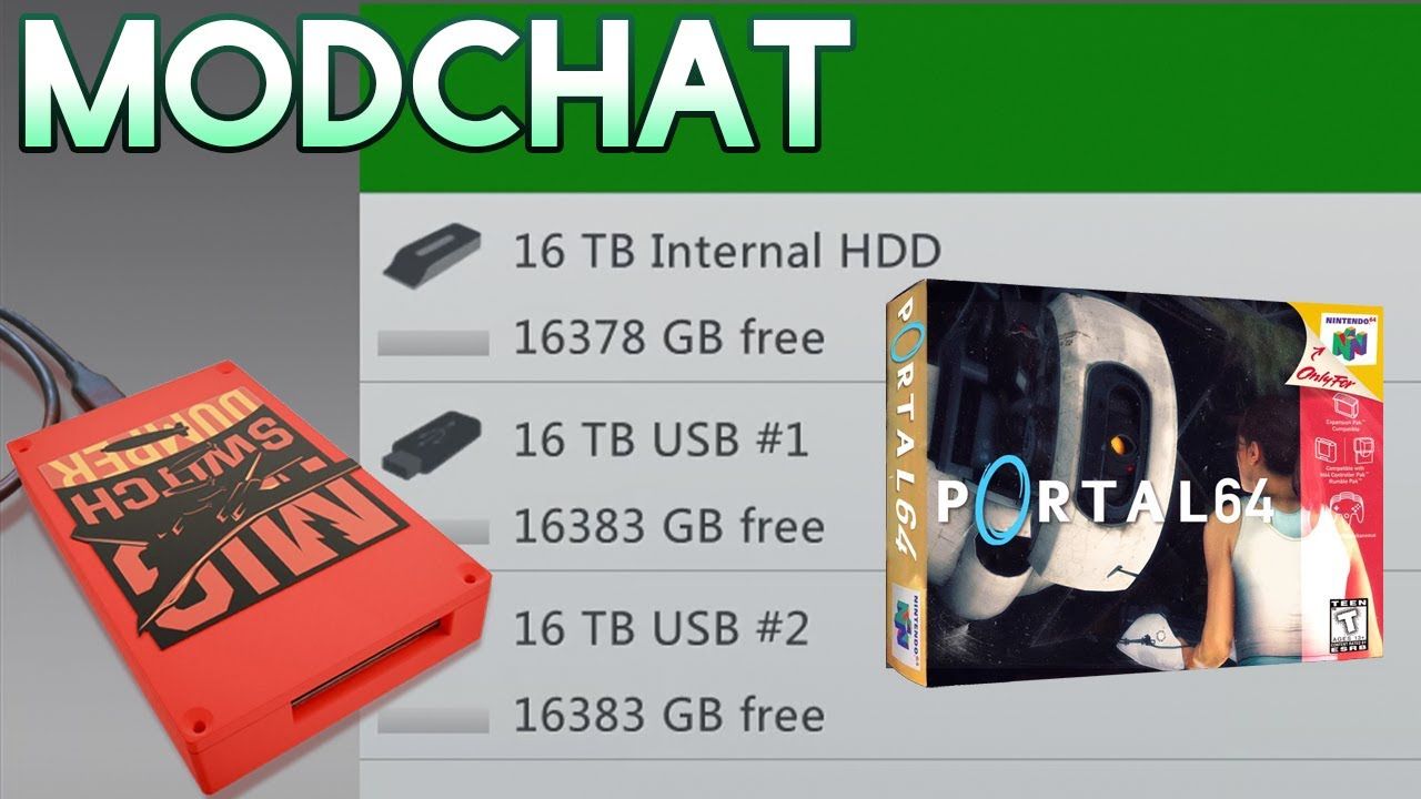Mig Switch Dumper Revealed, Xbox 360 XL Patches Combined, Portal 64 Taken Down – ModChat 115
