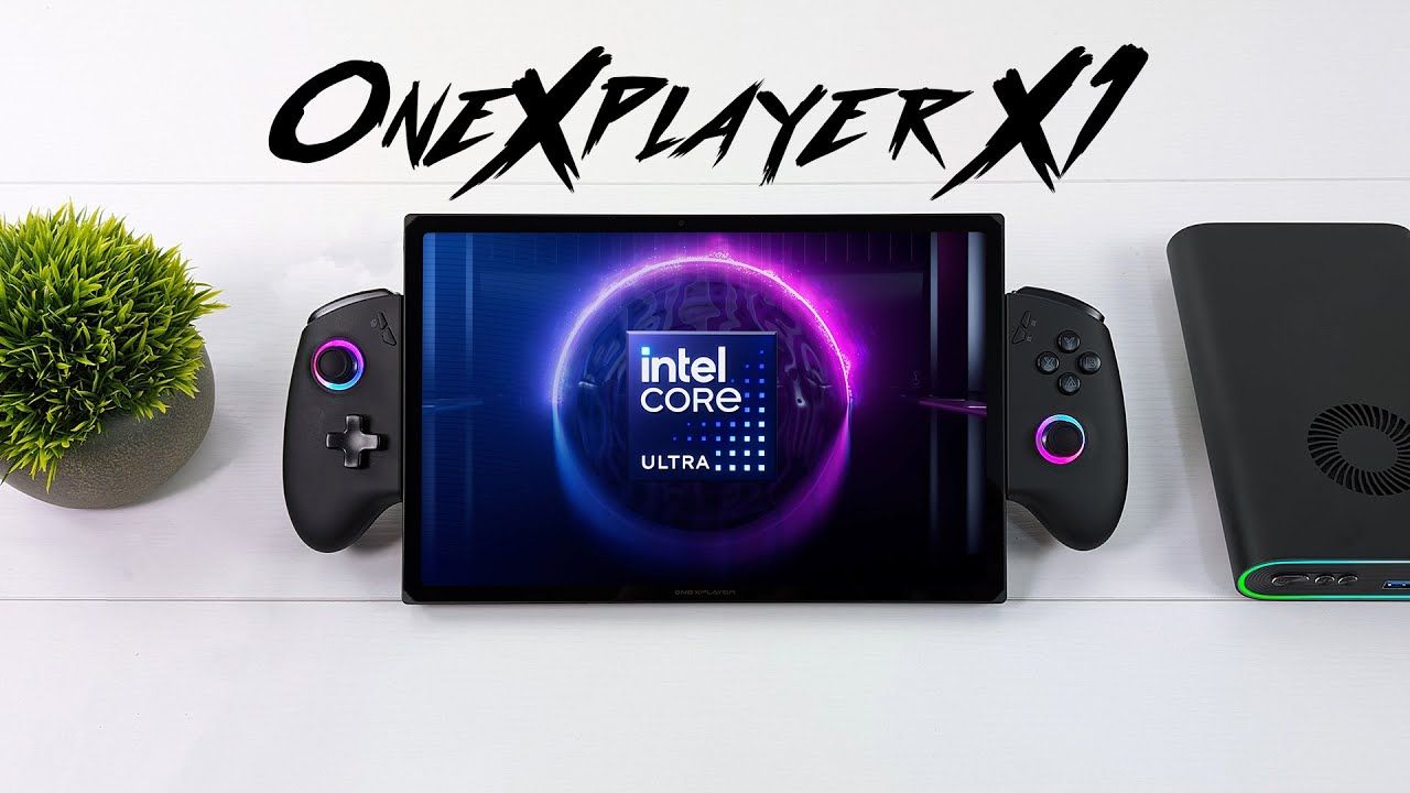 ONEXPLAYER X1 Hands On! The First Intel Core Ultra Big Screen Hand-Held