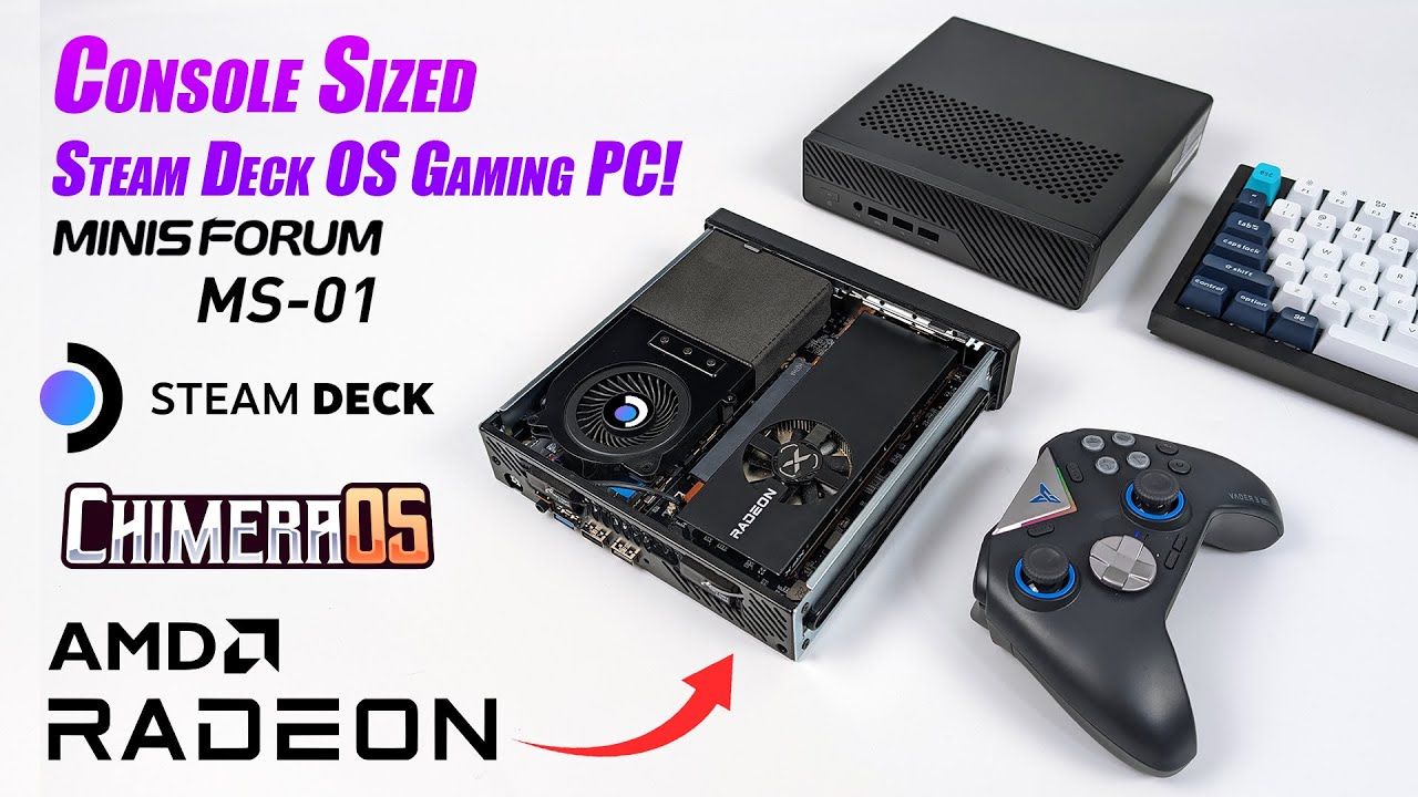 Steam Deck OS on a CONSOLE-SIZED BEAST! The New MS-01 Is Crushing Games!