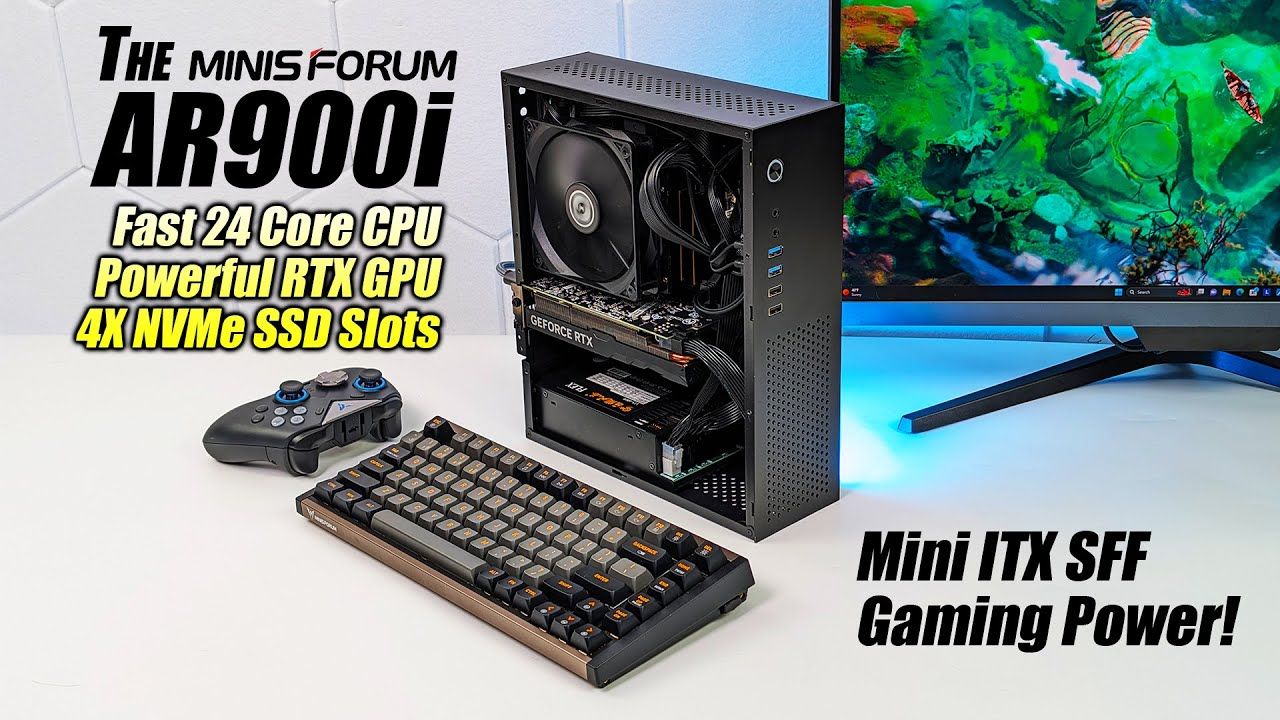 The All-New AR900i Has A FAST 24 Core CPU! Hands On Mini Gaming Build