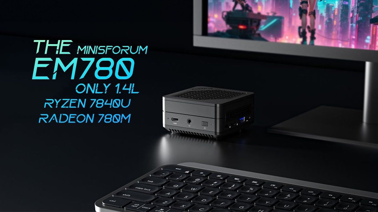 This All New Ryzen 7840U Mini PC Fits In The Palm Of Your Hand! EM780 First Look
