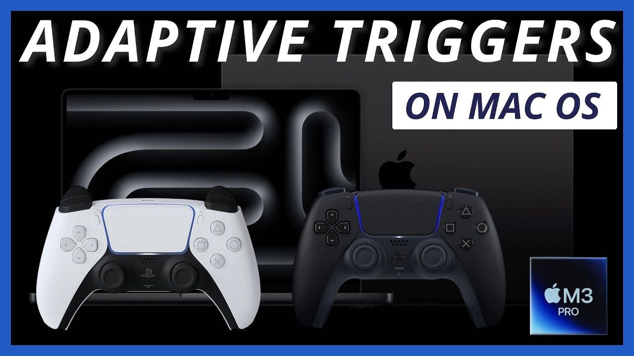Using Adaptive Triggers on Mac OS with the PS5 Controller | Dual Sense M