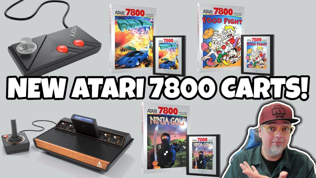 Why Can’t Nintendo & SEGA Do This! Atari Re-releasing 7800 Cartridges & Controllers!