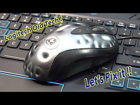 Clean & Fixing My Old Logitech Mouse In 2024 ! 🦾 Scrolling Wheel Fix Teardown !