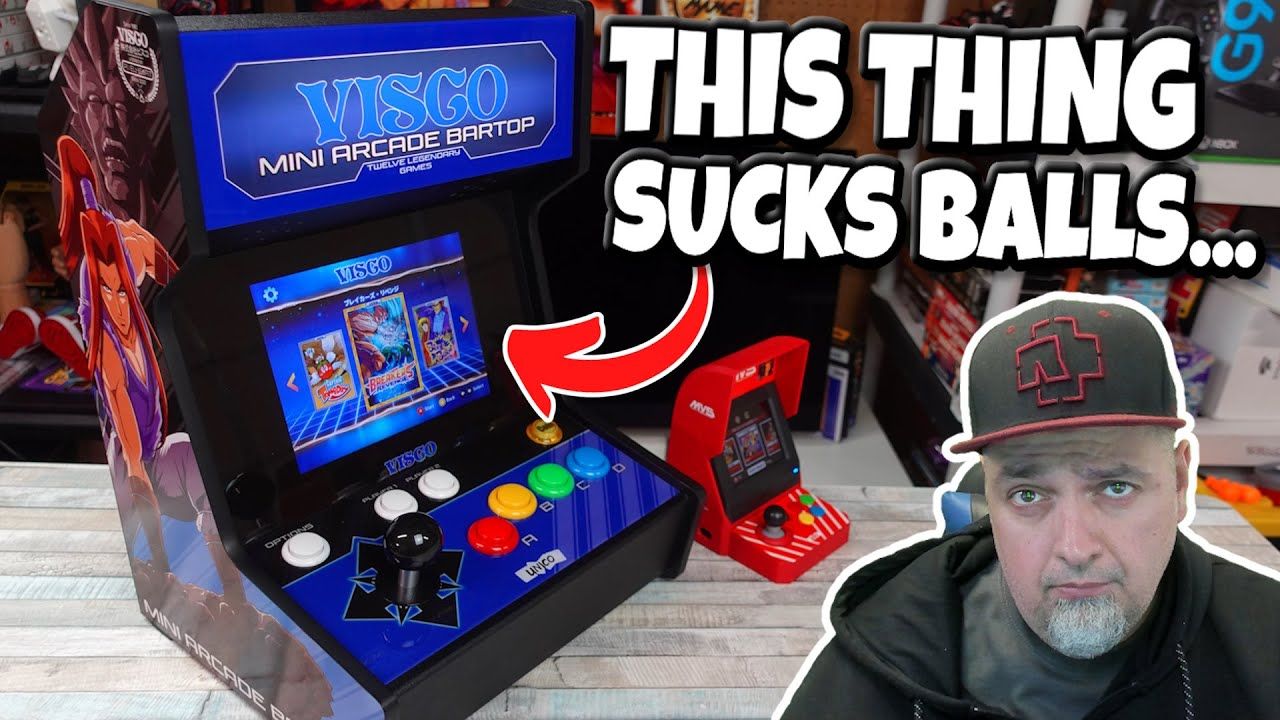 The VISCO Mini Arcade Bartop SUCKS!