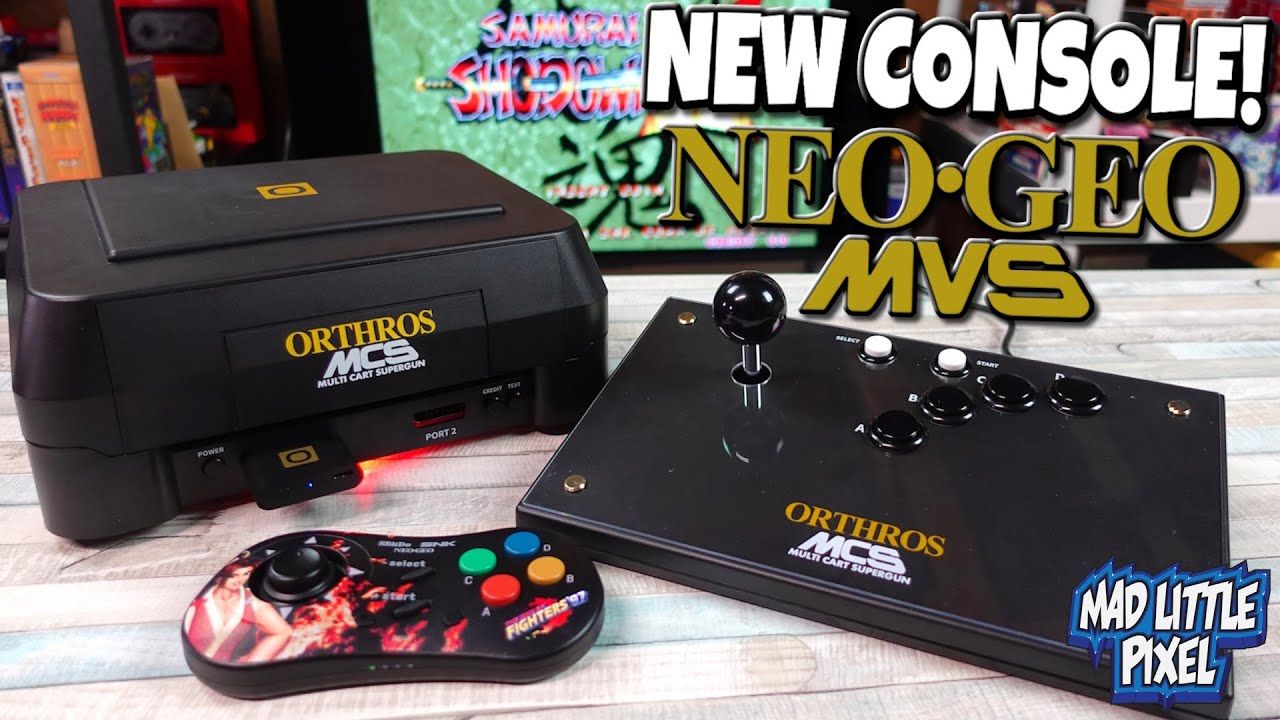 A NEW Neo Geo Console! The ORTHROS MCS01 First Look! The GamePad Gamer