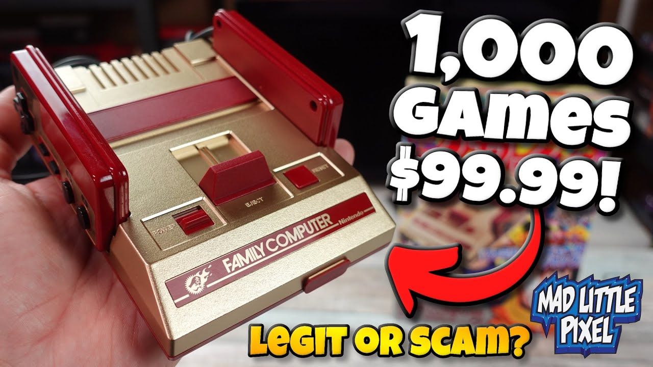 Did I Get Scammed? Gold Nintendo Famicom With 1,000 GAMES!