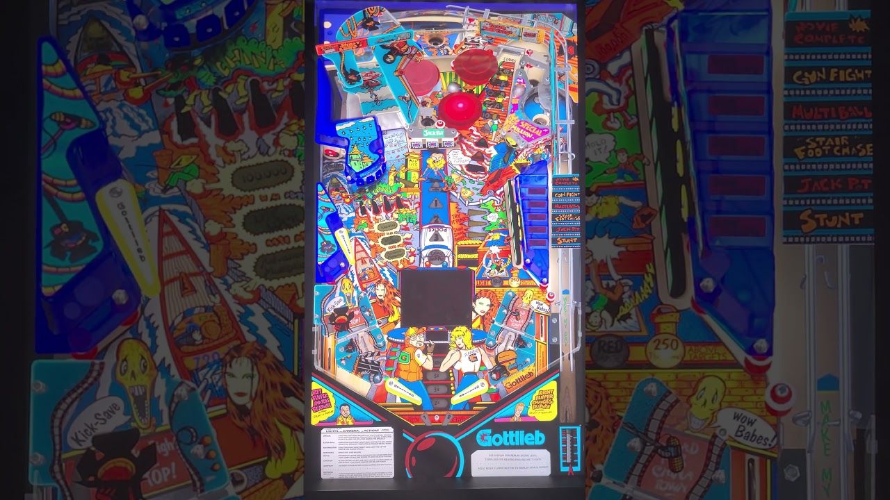 Lights… Camera… Action! [Gottlieb Pack 2] on the AtGames Legends Pinball 4K
