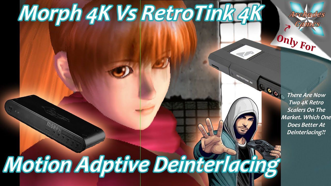 Morph 4K Motion Adaptive Deinterlacing VS The RetroTink 4K!