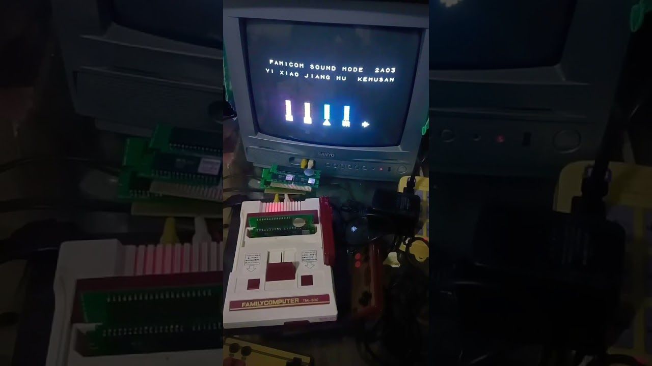 Never thought my Nintendo Famicom can work like this after 30 years! #nintendo #famicom