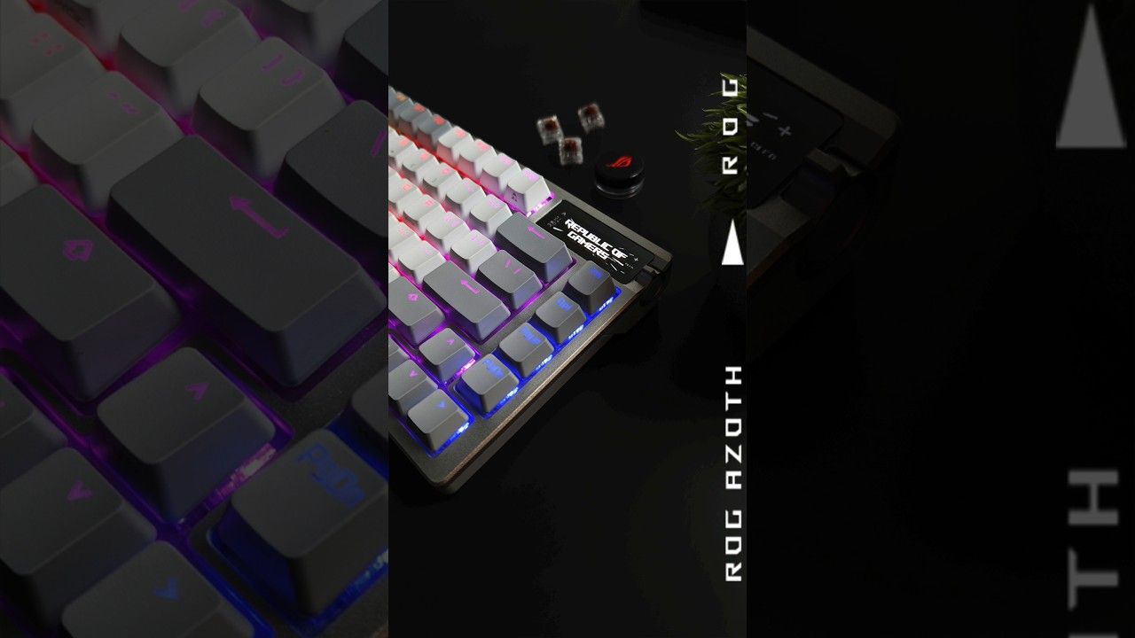 The ASUS ROG AZOTH Mechanical Keyboard Is Awesome