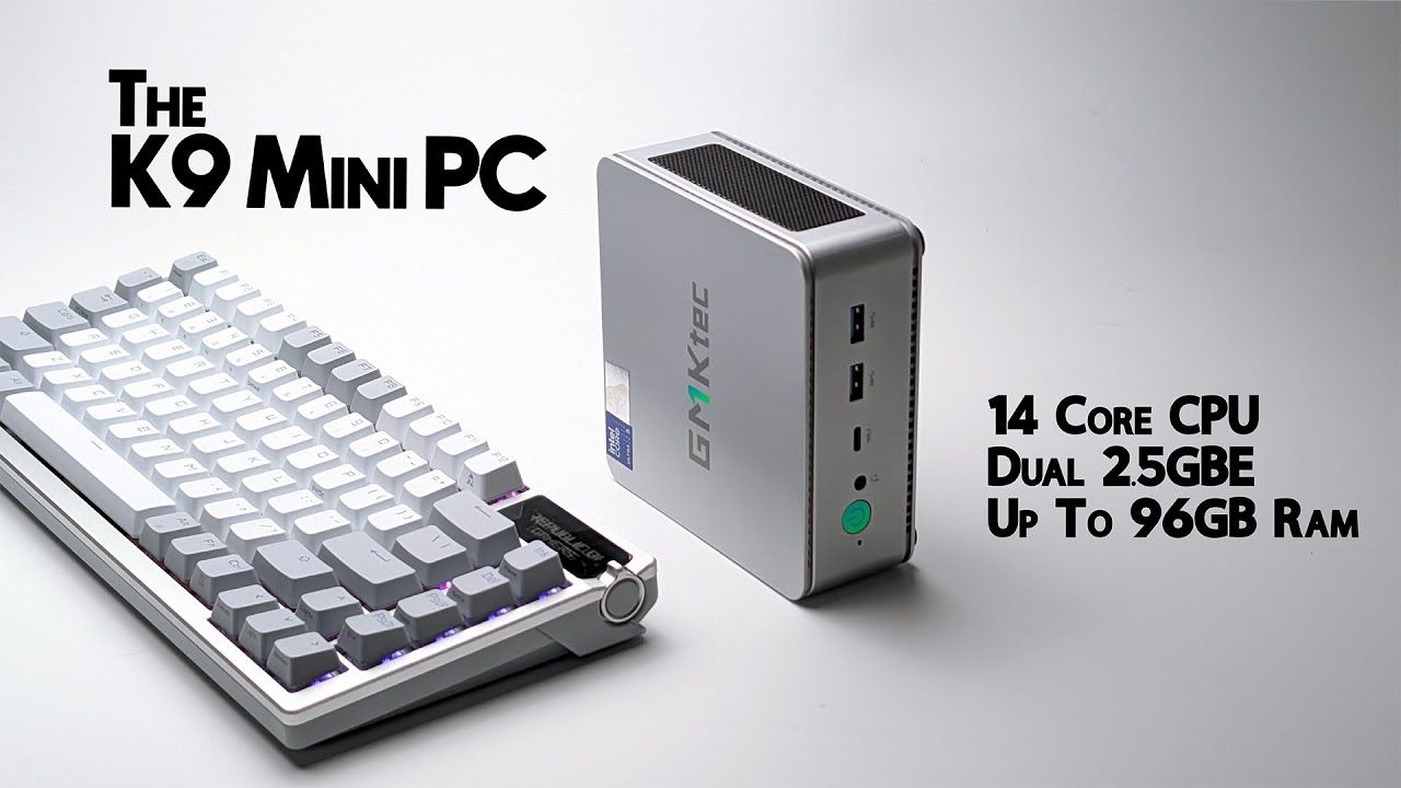 The All-New K9 Mini PC Is Made For Ai, Can It Game? GMKtec Hands On
