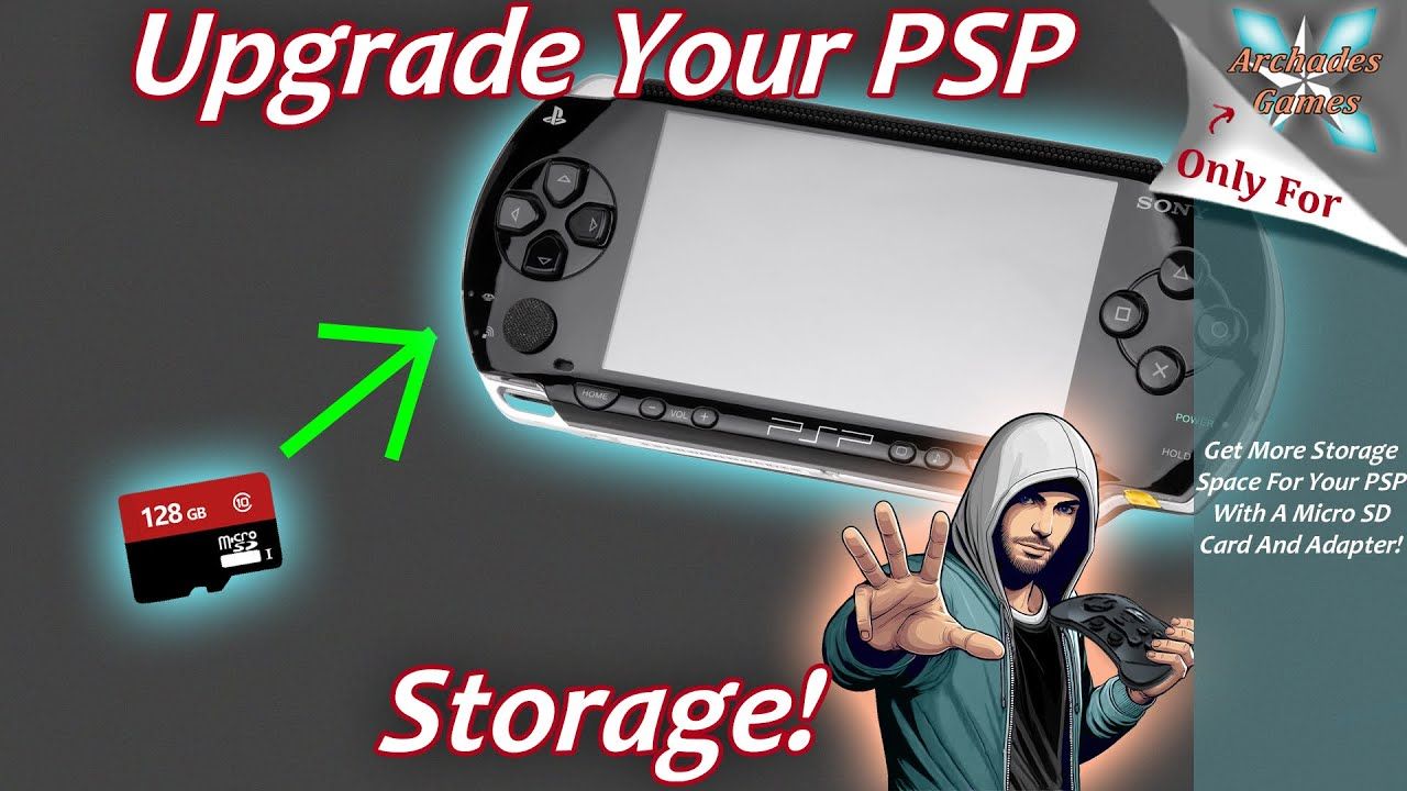 Upgrade Your PSP Memory Stick Pro Duo to a Larger MicroSD Card!