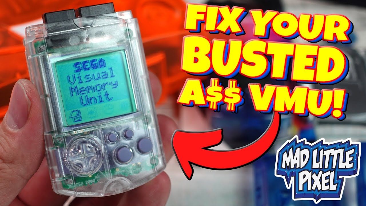 They made REPLACEMENT Shells For The SEGA Dreamcast VMU!