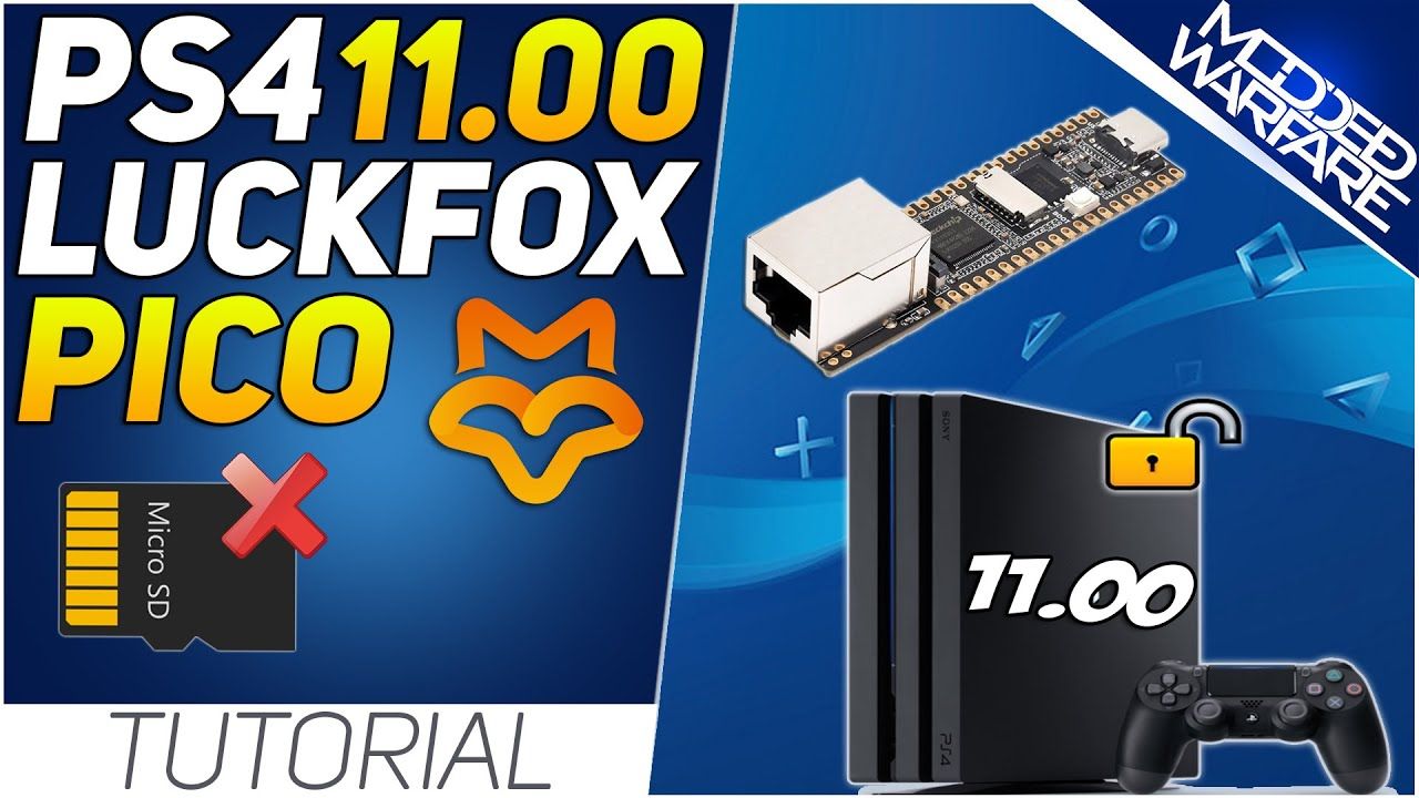 Using a Luckfox Pico to Jailbreak the PS4 on 11.00 without an SD Card