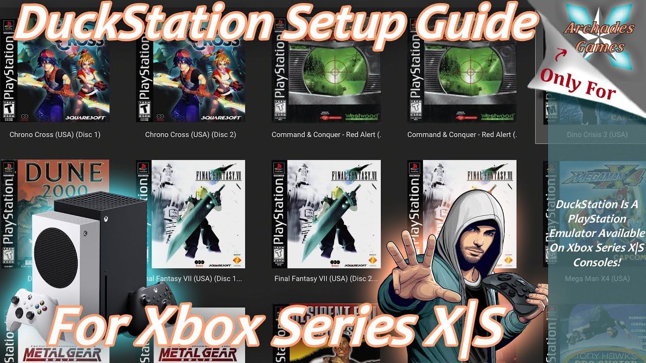 [Xbox Series X|S] DuckStation Setup Guide – PlayStation Rocks On Xbox!