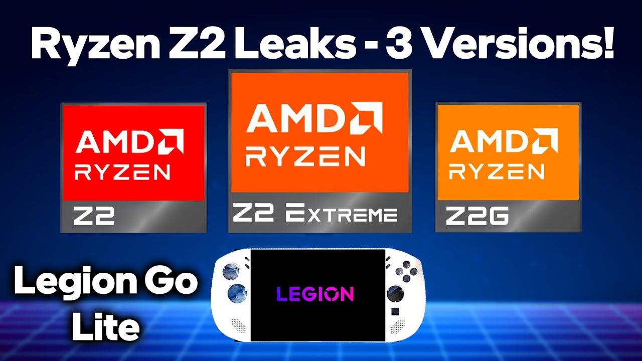 AMD Ryzen Z2 New Leaks, 3 Versions and The Legion Go Lite Is Coming!