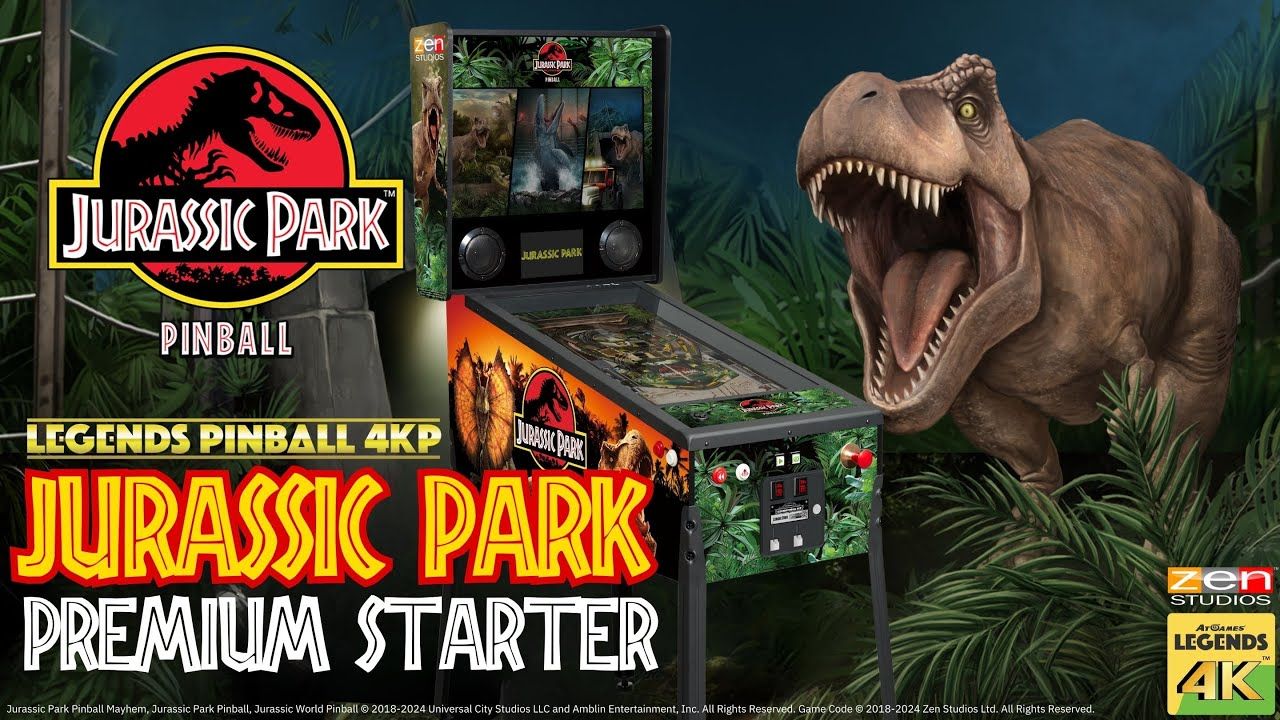 Jurassic Park Legends Pinball 4KP Premium Starter – FIRST LOOK & Setup