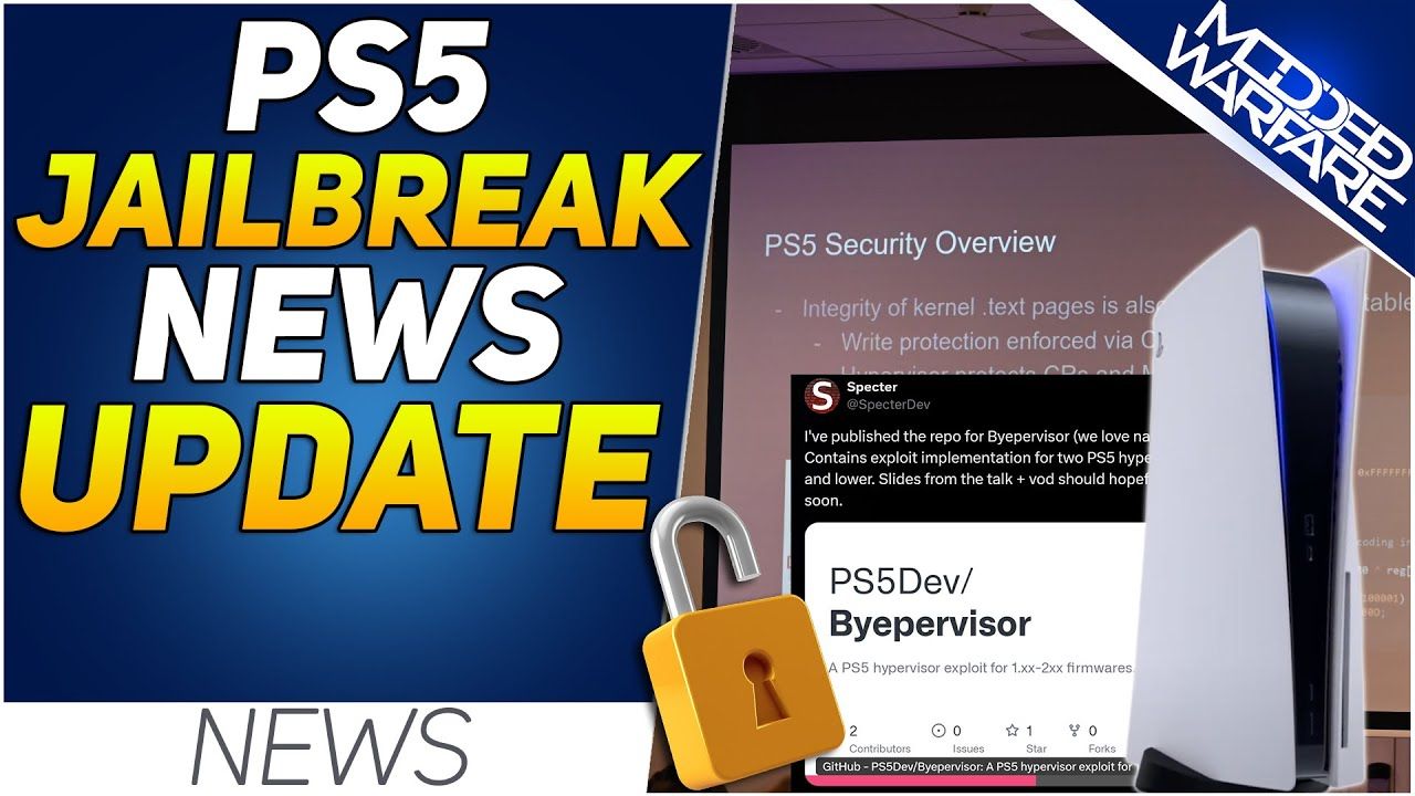 PS5 Hypervisor Exploit Released, 7.61 Stability Achieved & More!