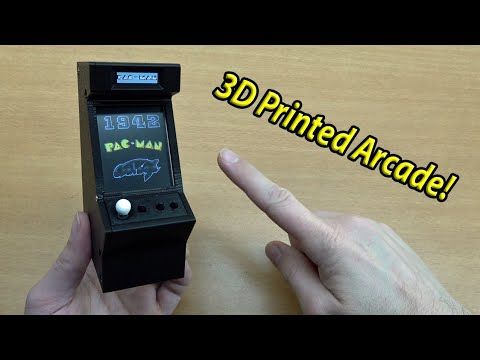 The Perfect – 3D Printed – Mini Arcade For 100% Pure Fun !