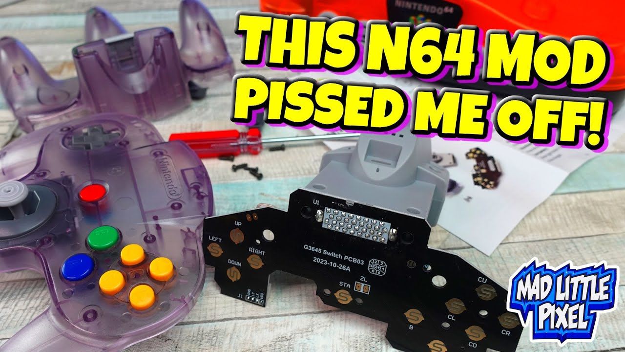 This N64 Mod Almost Made Me Hate The N64 Controller! FAIL