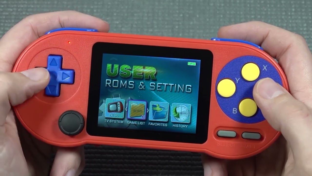 Red & Blue Pro SN2000 Retro Ultra Budget Handheld 🦾