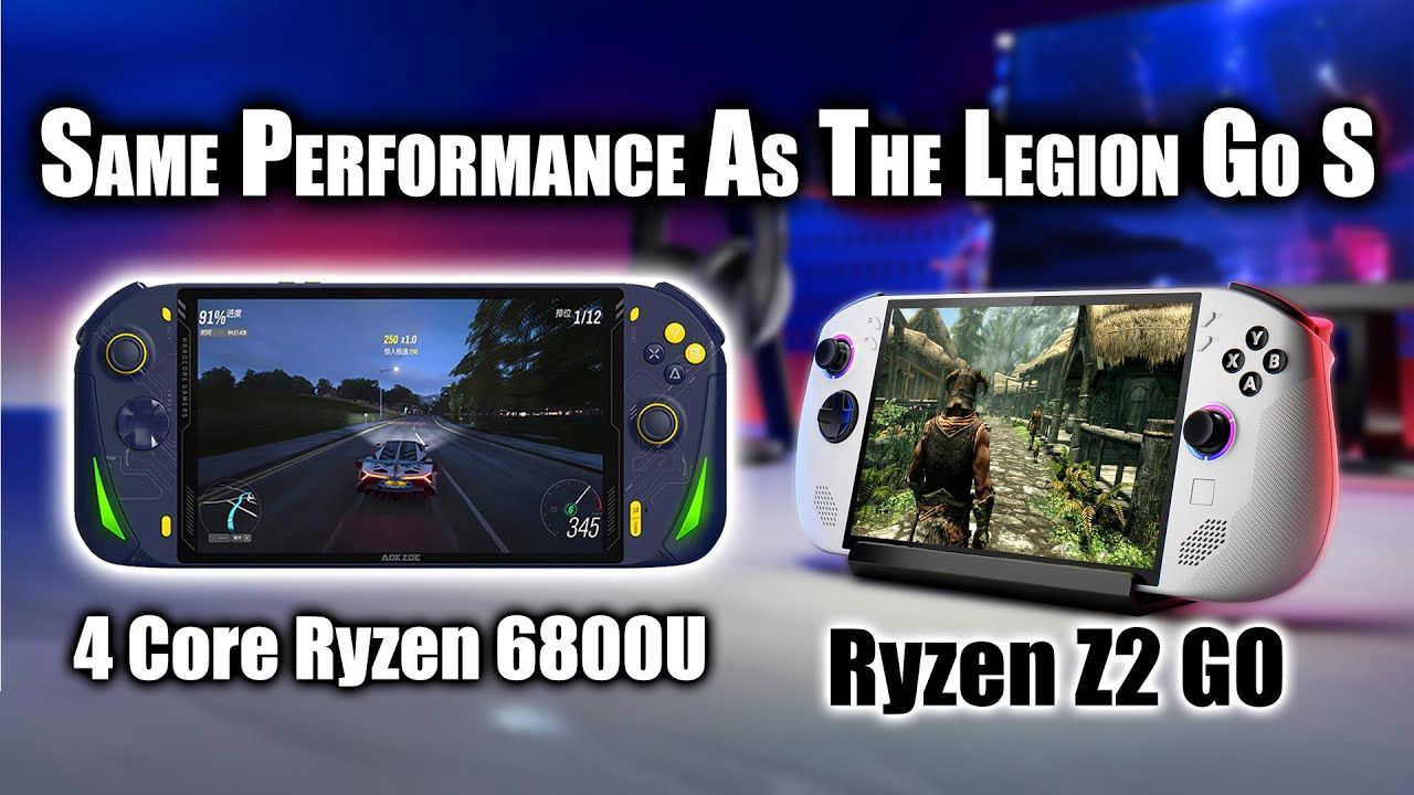 Is The New AMD Ryzen Z2 Go Just A 4 Core 6800U?