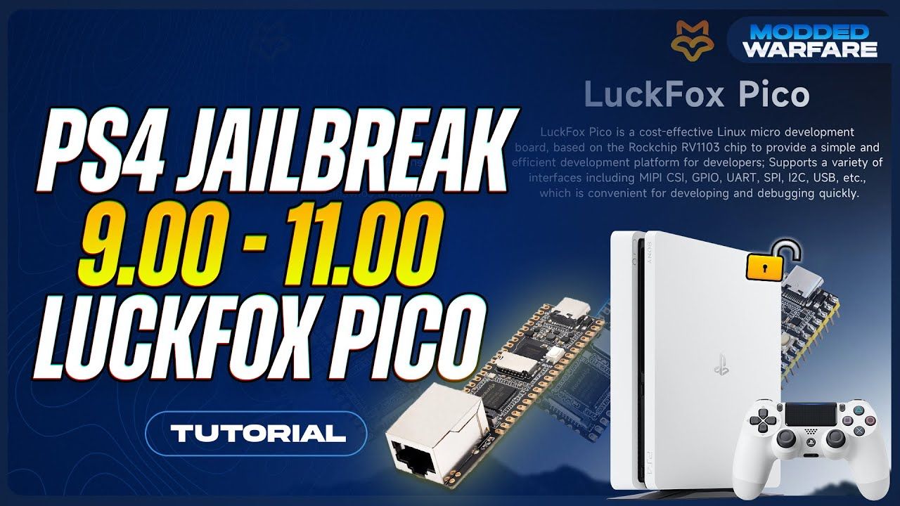 Jailbreaking the PS4 with a Luckfox Pico