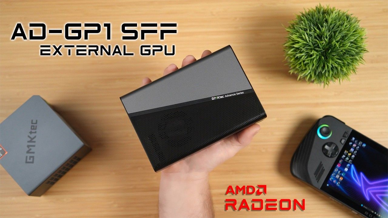 AD-GP1 | A SFF eGPU With OCuLink & USB4 that Adds More Gaming Power!