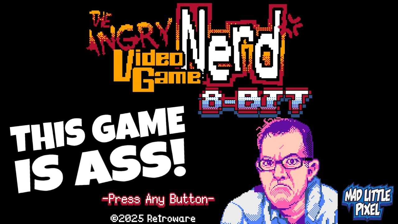 I Played The NEW AVGN 8-Bit Game & HOLY F*** It Is BAD ASS!