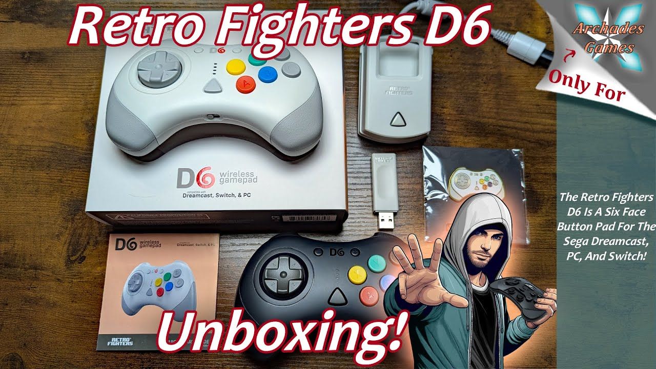 Retro Fighters D6 Unboxing – Fighting Game Fans Wil Be Pleased!