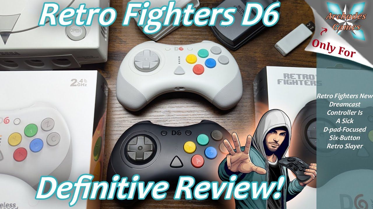 Retro Fighters New D6 Is An Awesome Retro Controller!